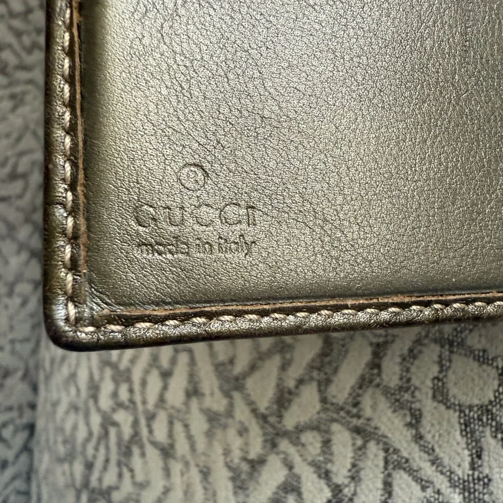 Gucci Embossed Leather Wallet